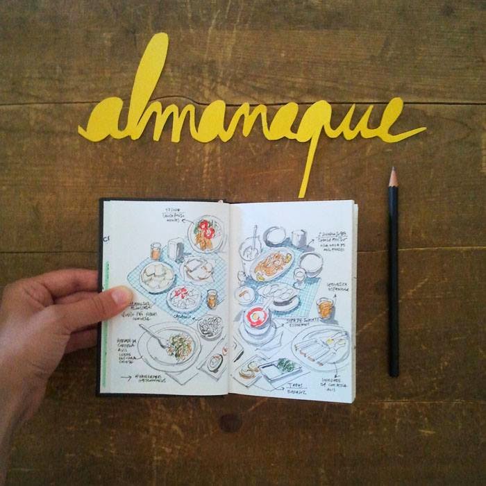 Almanaque - ilustração